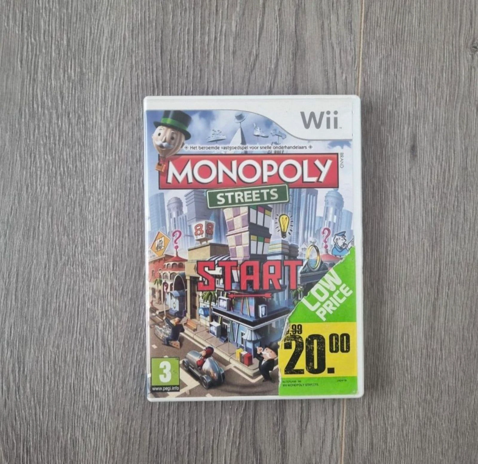 Monopoly Streets Nintendo Wii game - compleet met boekje NL versie